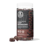 Known Tasty Sleep Mushrooms Gummies - Reishi, Cordyceps, Vitamin B - Reduces Fatigue - Natural Pomegranate Flavour - 60 Vegan Gummies, 1 Month Supply