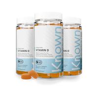 Known Tasty Vitamin D Gummies - 25μg Vitamin D3 for Immune & Bone Health - Natural Orange Flavour - 60 Gummies, 6 Months Supply