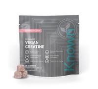 Known Vegan Creatine Gummies On-The-Go Pouch - 4500mg Creatine Monohydrate - Watermelon Flavour - 28 Gummies 7 Days Supply - Third-Party Tested