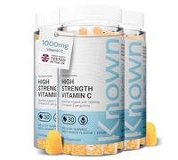 Known Vitamin C Gummies 1000mg - 3 Months Supply - Zesty Orange Flavour | High-Strength Formula for Collagen & Energy - 90 Vegan Gummies - Immune Support