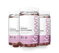 Known Women’s Multivitamin Gummies - Berry Flavour - Vegan Gummy Supplement - Vitamins A, C, D3, E, B6, B12, Biotin, Iron, Zinc, Iodine, Sea Moss - Energy, Skin, Hair & Immune Support - 3 Month Supply