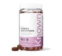 Known Women's Multivitamin Gummies - 1 Month Supply - Berry Flavour | Vegan Supplement - Vitamins A, C, D3, E, B6, B12, Biotin, Iron, Zinc, Iodine, Sea Moss - Energy & Skin Support