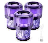 KNOWOM V11 Filter for Dyson, 3 Pack Washable Replacement Filter For Dyson V11 Animal V11Absolute V11 Torque Drive V15 Detect SV14 Cordless Vacuum Cleaner, Replace Part #970013-02