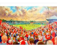 Knowsley Road Stadium Fine Art Print - St Helens Rugby League Club - Print 10"x8" (25x20cm) (14645973)