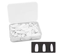 KnowU Nail Tips for Manicure, 100 PCS False Nail Tips for Acrylic Extensions, White Nail Extension Tips for Practice Hand.