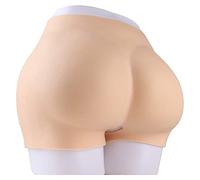 KnowU Short Version Open Crotch Waist Buttock Hip Full Silicone Panty Enhancer Shaper Body Padded,Color 1#