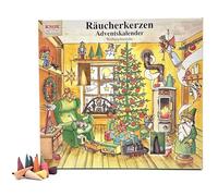 Knox Advent Calendar - 24 Incense Cones in Different Christmas Scents - Traditional Christmas Calendar with Incense Cones - Suitable for Incense Men