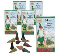 Knox Incense Cones, 5 Pack, 24 Count, 5 Sets, 5 Pieces, 1 Pack