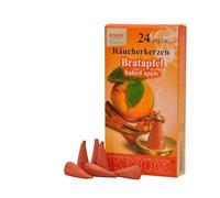 KNOX Incense Cones, Smell Smoke Candles Baked Apple, 24 pice in a package