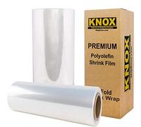 Knox Brand - 8" 75 Gauge Polyolefin Shrink Film Heat Wrap POF Centerfold 525' feet