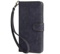 KNOXS Case Compatible with Honor X5d Plus Case with RFID Blocking Kickstand, PU Wallet Case and TPU Inner Shell with Shockproof Flap （Black）