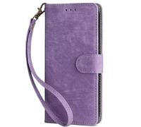 KNOXS Case Compatible with vivo V70 Elite Case with RFID Blocking Kickstand, PU Wallet Case and TPU Inner Shell with Shockproof Flap （Purple）