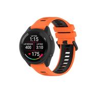KNOXS Watch Strap Compatible with Vivo Watch GT2 Smart Watch, Replacement Soft Silicone Adjustable Quick Release Wristband Sports Waterproof Easy to Clean Band (Orange)