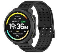 KNOXS Watch Strap Compatible with Xiaomi Watch S5 Smart Watch, Replacement Soft Silicone Adjustable Quick Release Wristband Sports Waterproof Easy to Clean Band (Black)