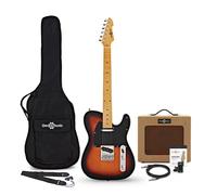 Knoxville Electric Guitar Sunburst 15W Tweed Amp & Accessory Pack
