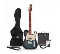 Knoxville Select Electric Guitar SSS + Amp Pack Denim Burst