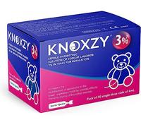 KNOXZY Hypertonic Saline Inhalation Solution 3% | 30 x 4ml Single-Dose Sterile Vials | Nebuliser Saline Solution for Adults & Children | Preservative Free | Respiratory Care