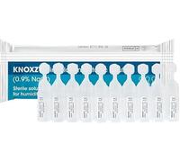 KNOXZY Isotonic Saline Solution 0.9% - Sodium Chloride NaCl - Inhalation Saline Solution for Humidifying The Airways - 2.5 ml Unit Dose Vials, Pharmaceutical Grade (Isotonic - 10 Vials)