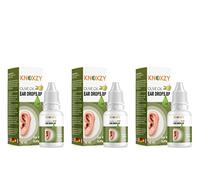 Knoxzy Olive Oil Drops for Ear Wax Removal Clinically Tested Natural Olive Oil Ear Drops for Effective Hardened Ear Wax Removal 10 ml (Pack of 3)