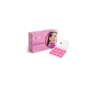 Knoxzy Silicone Ear Plugs - Reusable, Waterproof, 27dB SNR Noise Reduction, Premium Moldable Pink Ear Plugs for Sleep, Travel, Study (Pack of 1)
