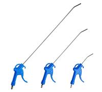 Knpwer 3 Pcs Air Dust Gun Set Air Blow Gun with 95mm-490mm Nozzle (Blue)