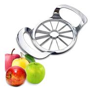 KNS ESSENTIALS Apple Slicer - Extra Large 12-Blade Stainless Steel Apple Cutter - Heavy Duty, Easy to Use Kitchen Tool