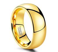 KnSam 2/4/6/8 mm Men's Engagement Ring, Tungsten Steel, Domed Design, Polished Ring, Wedding Man, Unisex Engagement Ring, Vintage, Tungsten steel, No cubic zirconia