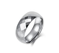 KnSam 2/4/6/8 mm Men's Rings Punk Tungsten Steel, Diamond Wedding Ring Man, Men's Wedding Rings Decoration, Tungsten steel, No cubic zirconia