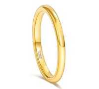 KnSam 2 mm Engagement Women's Tungsten Steel Thin Petite Polished Women's Ring, Women's Engagement Ring, Vintage, Tungsten steel, No cubic zirconia