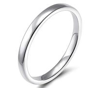 KnSam Engagement Ring Women's Vintage Titanium Steel Polished Classic Ring Women's Ring Women's Wedding Rings Modern, Titanium steel, No cubic zirconia