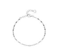 KnSam Genuine Gold Women's Bracelet 18 Carat Yellow Gold Au750, Sequin Bangle Woman, Platinum Bangle, 20+3CM, 950 Platinum, No cubic zirconia