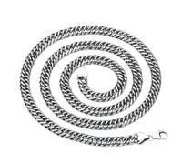 KnSam Genuine Sterling Silver Necklace Chain Necklace for Women Men 55CM