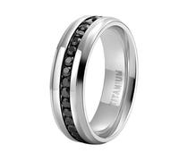 KnSam Rings for Men Tungsten Steel Eternity Ring Friendship Ring Friends Men Unisex Rings Wedding Rings, Tungsten steel, No cubic zirconia