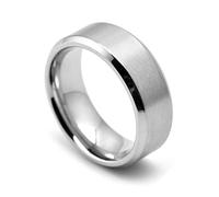 KnSam Rings Friendship Rings Wedding Ring Man Matt Stainless Steel Rings Men's Ring Black/Gold/Silver, Stainless Steel, No cubic zirconia