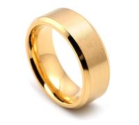 KnSam Rings Friendship Rings Wedding Ring Man Matt Stainless Steel Rings Men's Ring Black/Gold/Silver, Stainless Steel, No cubic zirconia