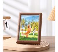 KnSam Walnut Picture Frame, 20 x 25 cm, Certificate Frame, MDF Vertical Rectangle Portrait Frame, Table Top, Wooden Frame, Gift for Wedding, Anniversary, Friends