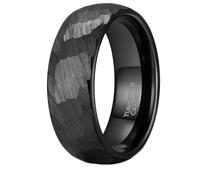 KnSam Wedding Rings Men's Tungsten Steel Retro Texture Wedding Ring Man Men's Wedding Rings Personalised, Tungsten steel, No cubic zirconia