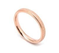 KnSam Wedding Rings Nordic Women's Ring Vintage Matte Stainless Steel Rings Women's Ring Rose Gold/Silver, Stainless Steel, No cubic zirconia