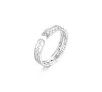 KnSam Women's White Gold Au585 14 Carat Wedding Ring Jewelry, Size O 1/2
