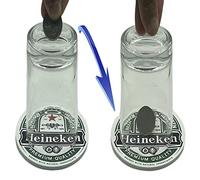 KNSHTH Magic Tricks for Adults and Coin Thru Glass Magic Prop Set, Stunning Performance.