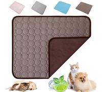 Knubbel Paw Frost Mat, Paw Frost Mat for Cats and Dogs, Breathable Cooling Mat for Dogs, For Home, Car, Garden, or On the Go (Brown, L)