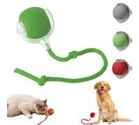 Knubbuf Electric Dog Ball Toy, Interactive Dog Toys, 2024 New Chase Mate Dog Toy, Smart Automatic Rolling Pet Ball, Durable Rolling Ball Dog Toy for Cat, Dog (Green)