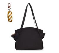 Knubbuf Eloure Saint Chevelle Bag, Lightweight Collapsible Travel Tote, Eloure Collapsible Tote Shopping Bag, Travel Tote Bags Lightweight Packable Foldable, Women Bags (Black)