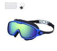 Knubbuf My Cool Summer Goggles, No Leaking Swim Glasses for Men Women Youth, Swimming Goggles with Ear Plugs, Anti Fog Swimming Goggle, Adjustable Elastic Band (Style I)
