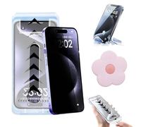 Knubbuf Silk Screen Dust-Free Room Tempered Film, Privacy Screen Protector for iPhone 16/15/14/13/12 Pro Max/Plus - Dust Free without Bubbles (Anti-peep, for iPhone 14 Pro)