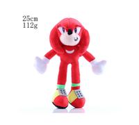 (Knuckles, 25cm/9.8inch) 28cm Sonic The Hedgehog Shadow Amy Rose Knuckle Tail Plush Toy Soft Stuffed Doll