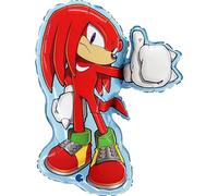 Knuckles Sonic Shaped Foil Balloon 26 Inch