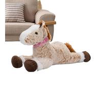 Knuffelbare PHorse Dolls - PP cotton Cute Throw Pillow, Soft Stuffed Horse Plush Toy Cushion, Decorative Bedroom Sofa Pillow for Living Room Nursery Study Shelf Girlfriend Wife Friend Sister
