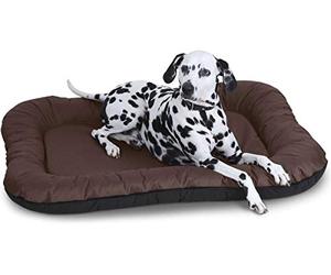 Knuffelwuff 12652 In-/Outdoor waterproof dog bed, Lucky - Size XXL 118 x 85cm Brown