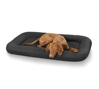 Knuffelwuff 12694 Leather dog bed Jerry - size XXL, 120 x 100 cm, black